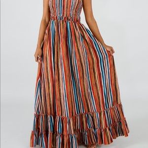 Ruffle Maxi Dress